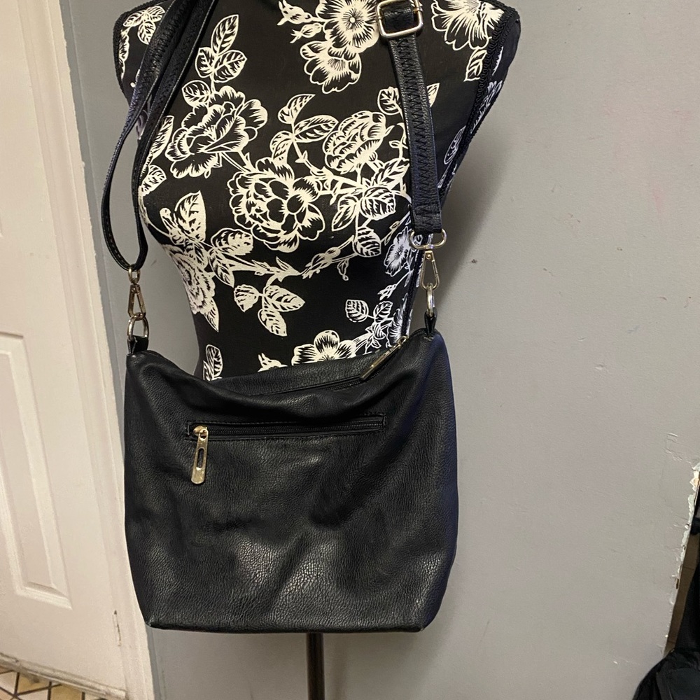 Super soft faux leather crossbody bag
